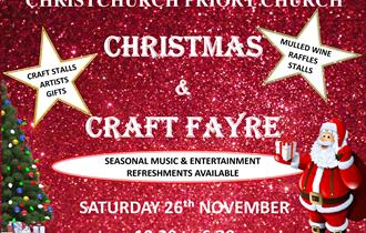 Priory christmas fayre poster