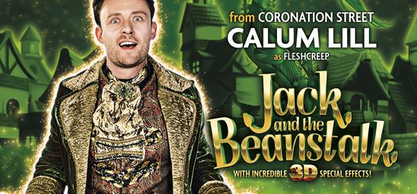 Calum Hill from Coronation Street as Fleshcreep in Jack and the Beanstalk