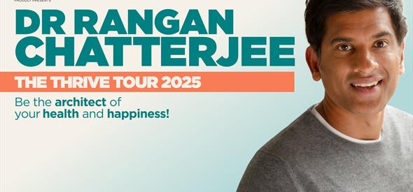 Dr Rangan Chatterjee in a grey top smiling at the camera 
