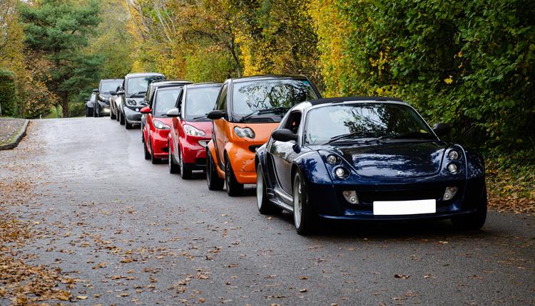 Smart cars arriving at Beaulieu