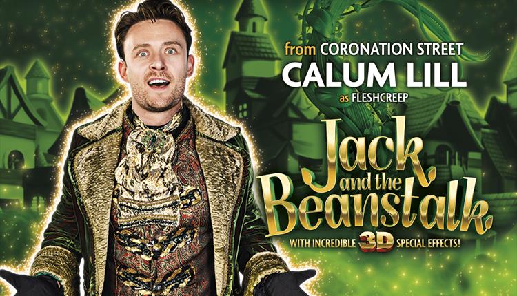 Calum Hill from Coronation Street as Fleshcreep in Jack and the Beanstalk