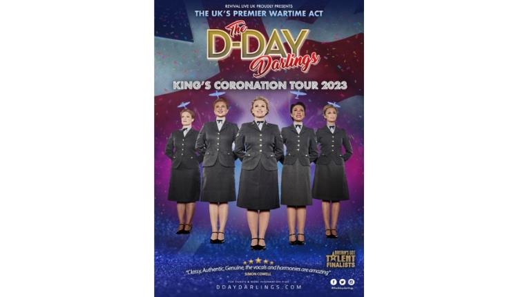 The D-Day Darlings Kings Coronation 2023 tour poster