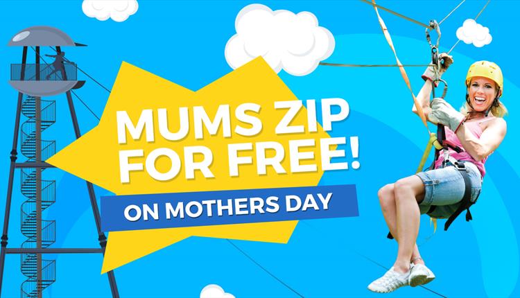 Mum's Zip for FREE at RockReef this Mother's Day!