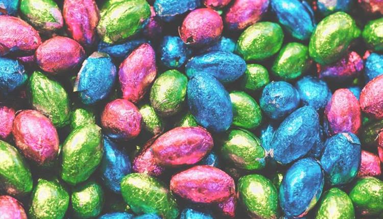 photo of chocolate Easter eggs